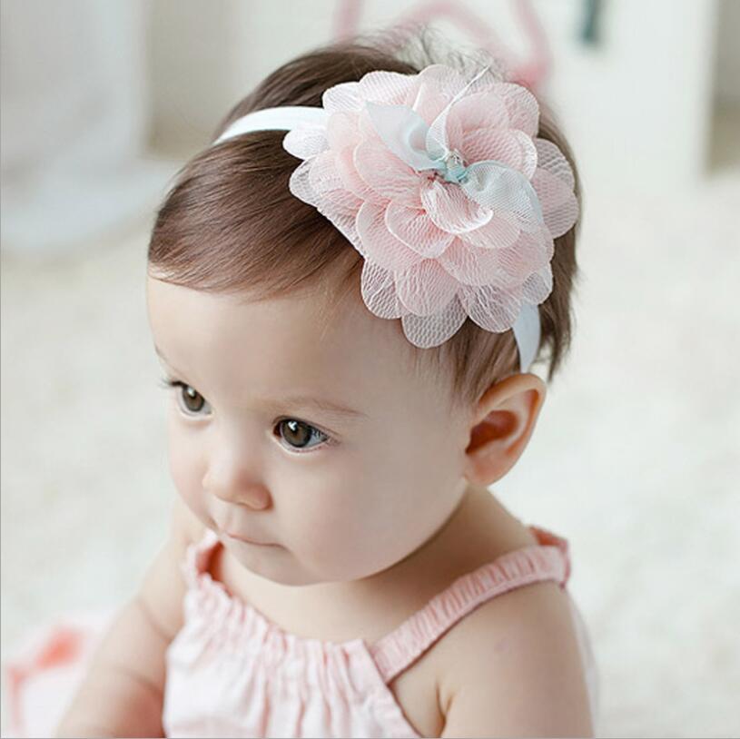 Baby Flower Headband Girls Headwear